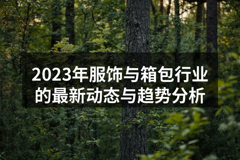 2023年服饰行业最新设计