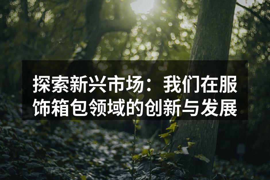 新款箱包系列展示